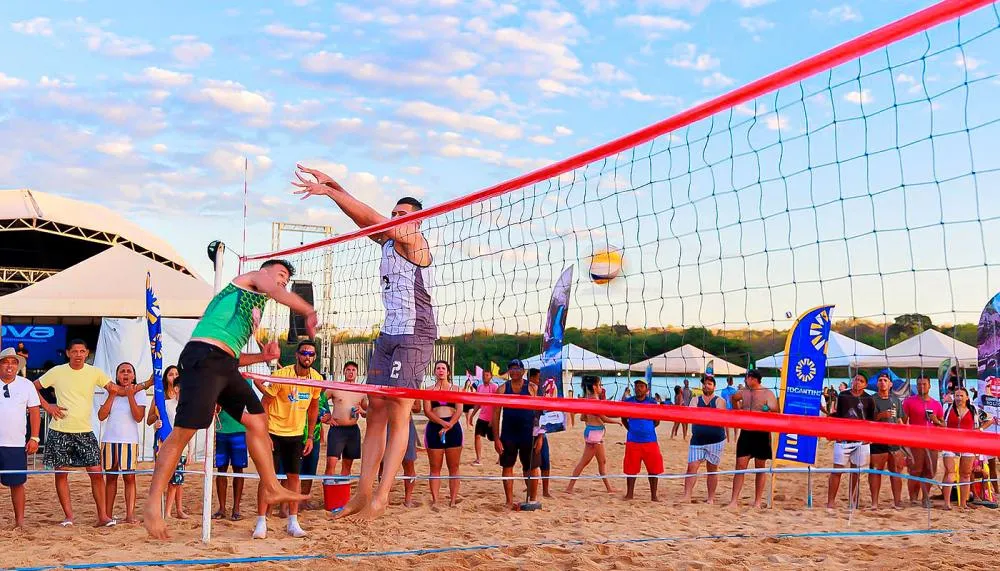 Praia do Dominguinhos, em Paranã, recebe programação esportiva promovida pelo Governo do Tocantins.
