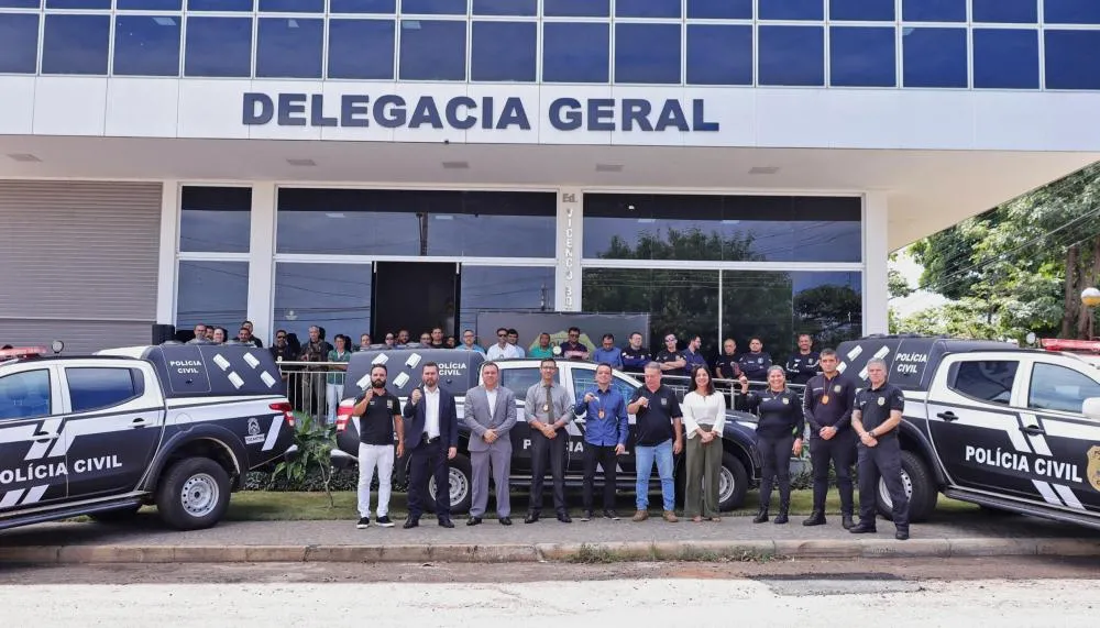 Novas viaturas e computadores de alta performance são destinados à Polícia Civil do Tocantins para reforçar trabalho das equipes no Estado