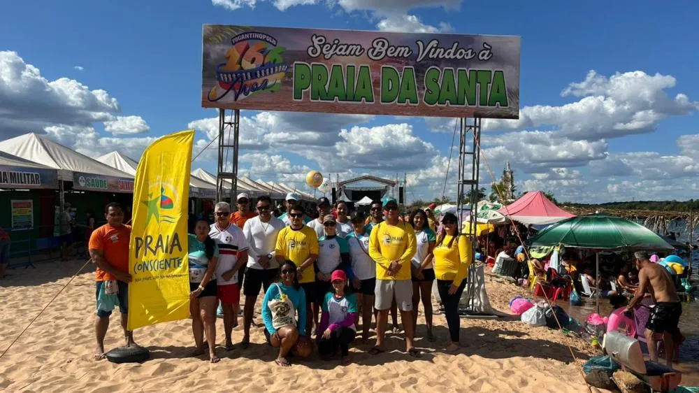Cronograma do Projeto Praia Consciente segue até o próximo final de semana, com visitas às praias de Araguanã, São Miguel, Itaguatins e Araguatins
