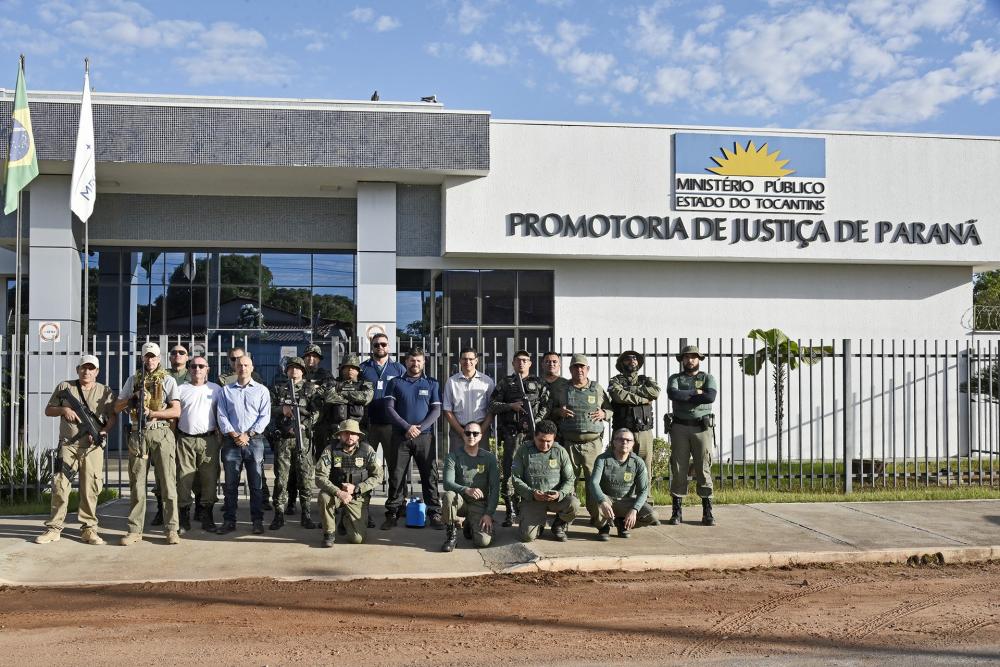 Fiscalização contou com a participação de integrantes do MPTO, Ibama, Polícia Civil, Polícia Militar Ambiental e Naturatins  