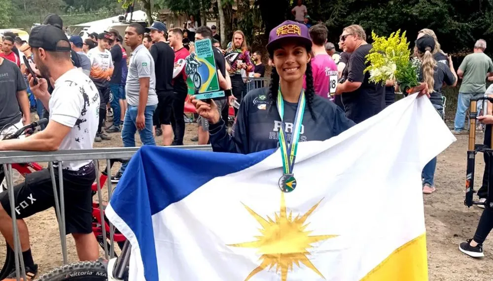 Com o apoio do Governo do Tocantins, Helen Valentinne consagrou-se vice-campeã brasileira em competição realizada no estado de Santa Catarina