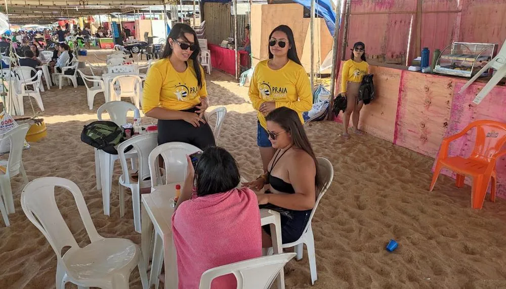 A edição do projeto Praia Consciente deste ano visitou 19 praias, conforme o cronograma previsto.