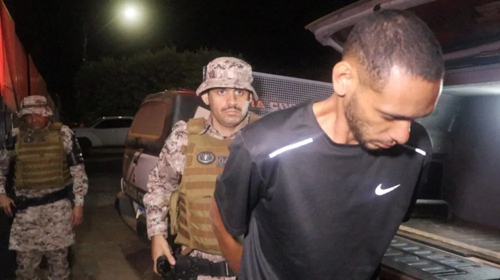 Após ser preso, Rafael foi conduzido para a 11ª Central de Atendimento da Polícia Civil em Porto Nacional – Foto: Alessandro Ferreira / Agência Tocantins Notícias do Tocantins: