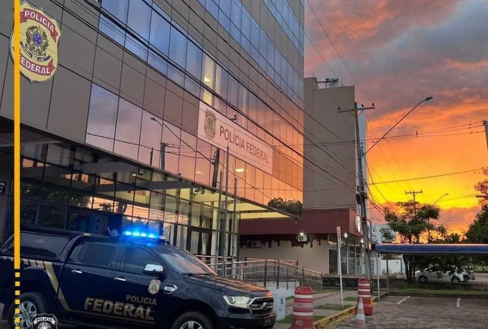 Sede da Polícia Federal em Palmas-TO. Foto: Reprodução/Redação Notícia Tocantins.