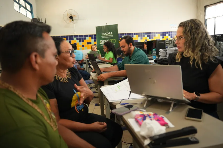 Defensoria Pública integra equipe de atendimento do mutirão do Funai.