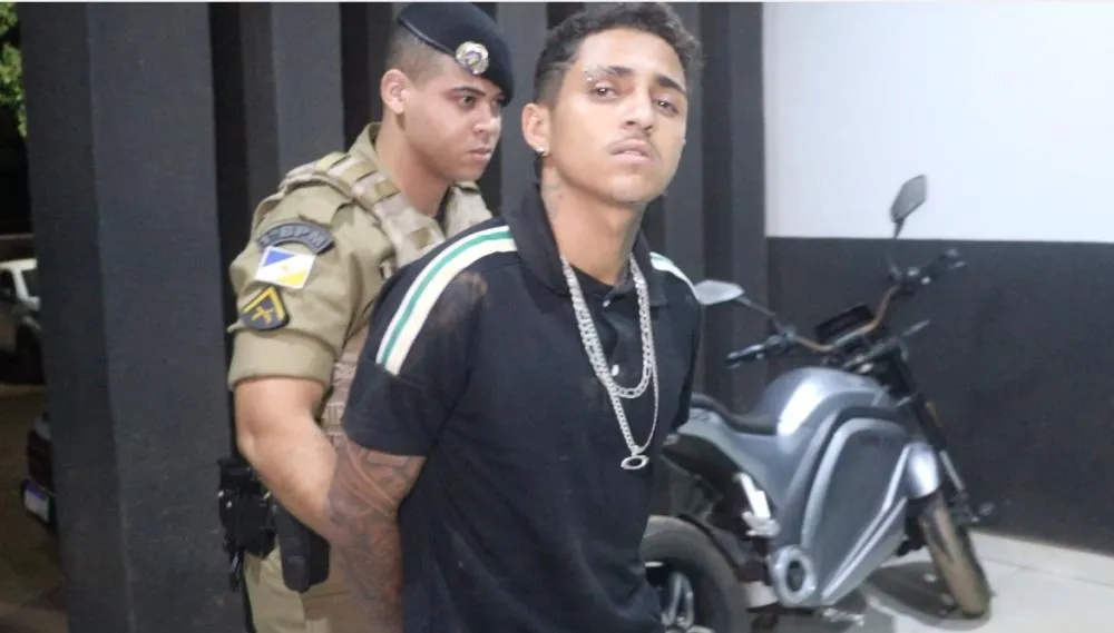 Marcos Felipe Rodrigues da Silva foi autuado em flagrante e colocado à disposição do poder judiciário na Unidade Penal Regional de Palmas – Foto: Alessandro Ferreira / Agência Tocantins.