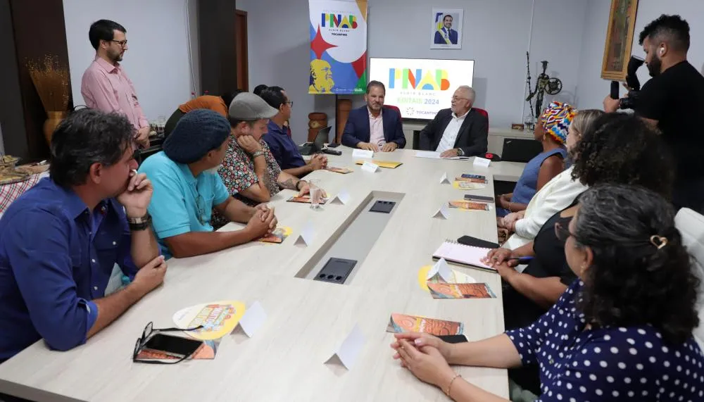 Representantes do Governo do Tocantins anunciam o lançamento de 12 editais culturais para quatro linhas de fomento