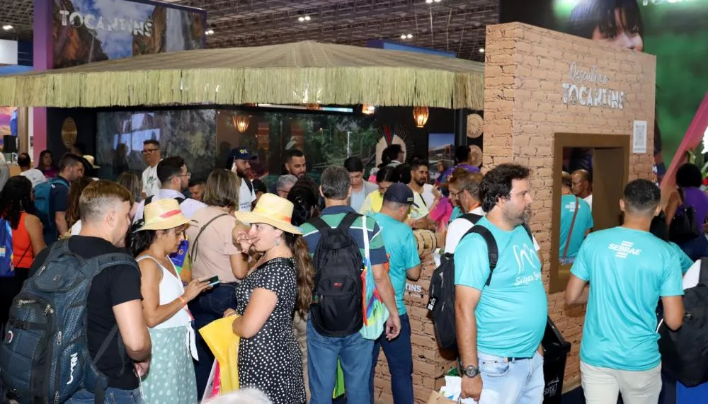 Estande do Tocantins na Abav Expo 2023 atraiu milhares de visitantes 