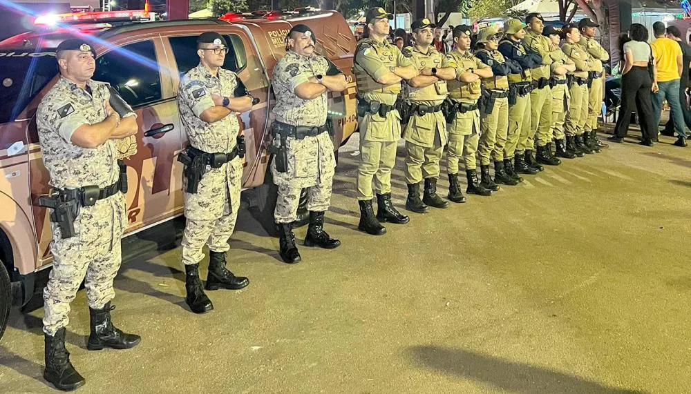 Primeira noite do policiamento no 18° Festival Gastronômico de Taquaruçu