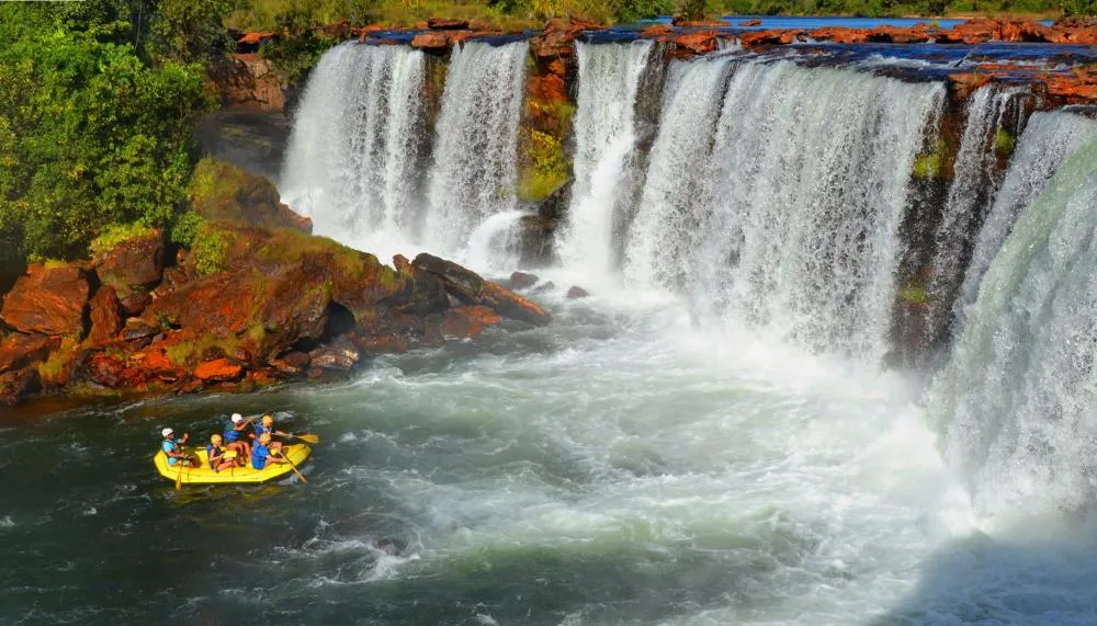 Rafting é uma das modalidades de turismo de aventura praticado no Jalapão