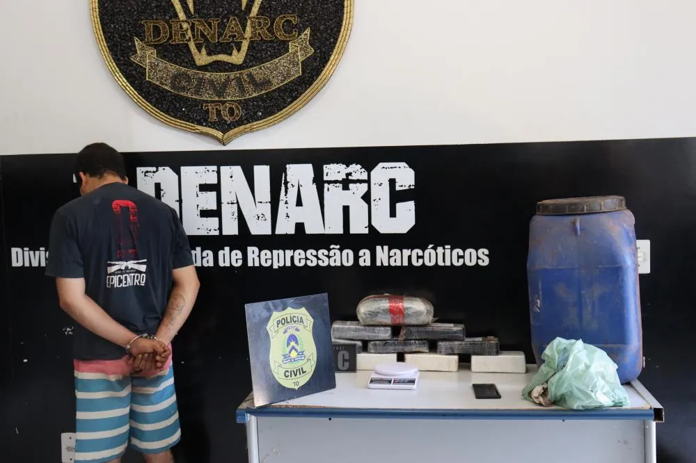 Indivíduo que foi preso era responsável pela guarda dos entorpecentes