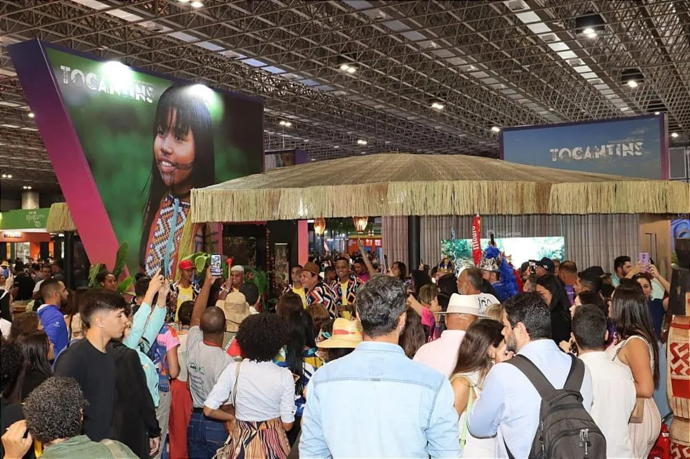 Estande do Governo do Tocantins na Abav Expo 2023 atraiu milhares de visitantes