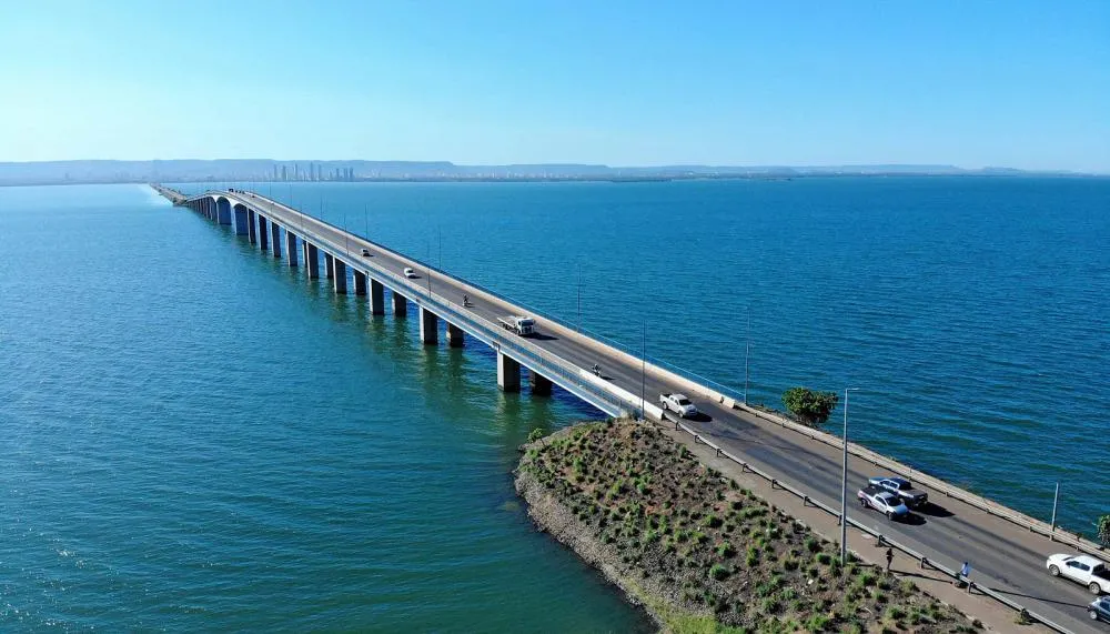 As obras são para readequação das vias da TO-080 sobre o lago de Palmas, com extensão de 8,10 km