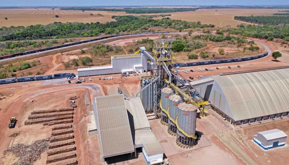 Terminal Rodoferroviário de Alvorada possui pátio multimodal, preparado para transbordo de grãos sem desmembramento de trens