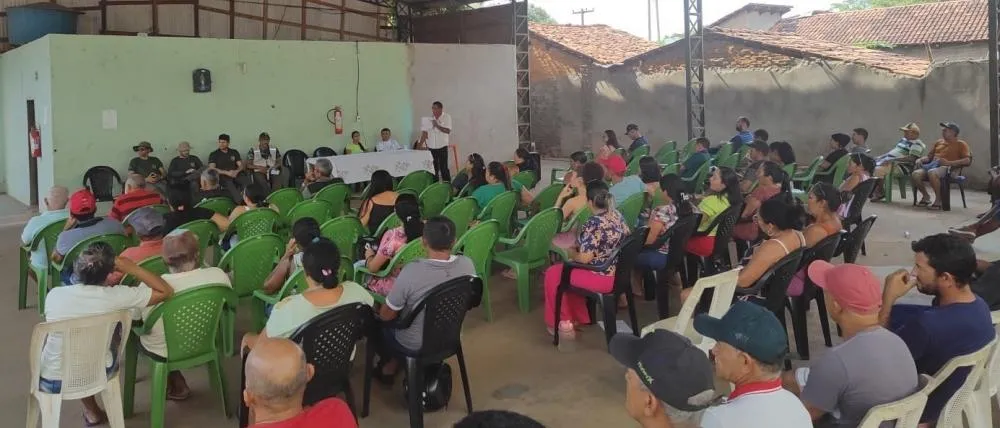 Reunião ocorreu na sede da colônia de pescadores em Estreito, no Maranhão