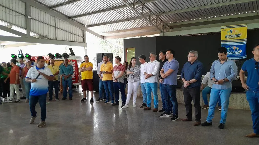 Várias autoridades estiveram presentes e discursaram. Foto: Redação Notícia Tocantins.
