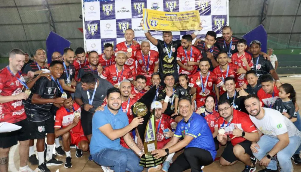  Equipe do Tabocão Vila Nova garantiu o terceiro título consecutivo na maior competição de futebol de salão do Estado