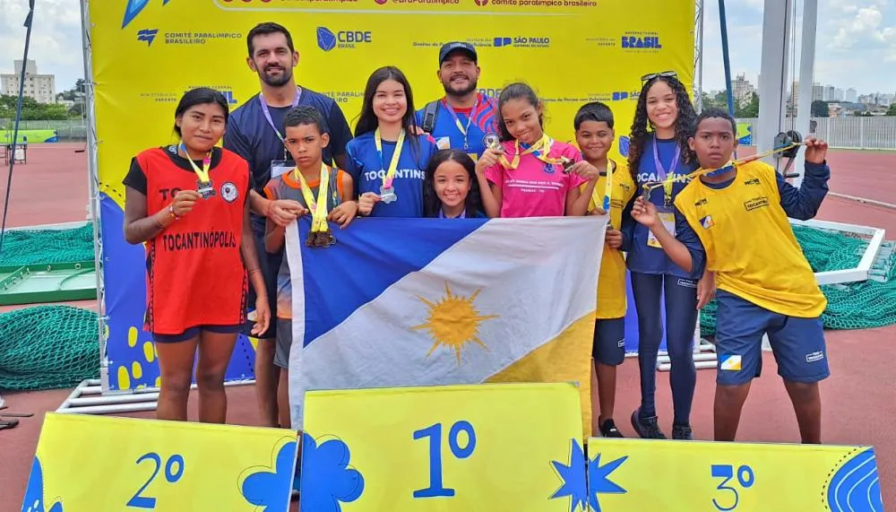 Nos dois primeiros dias das Paralimpíadas Escolares 2024 os tocantinenses conquistaram 44 medalha.