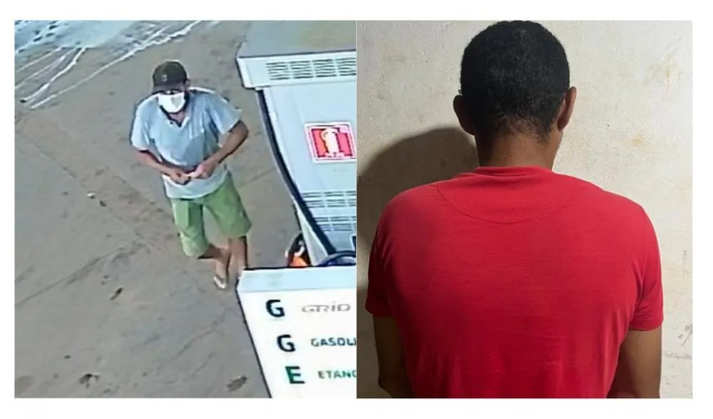 Cartão foi utilizado em um posto de combustível para abastecer o carro de um parente do suspeito - Foto: Divulgação PCTO