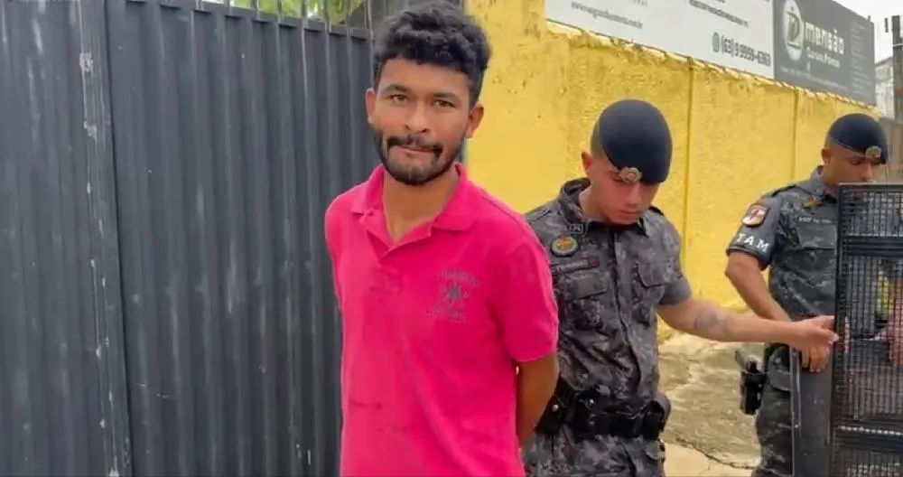 Gustavo foi abordado e preso quando estava na frente da residência dos sus pais, no setor Flamboyant, na região sul de Palmas – Foto: Allessandro Ferreira.