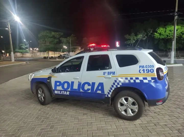 O suspeito foi localizado e preso pelos militares do 8º BPM – Foto: Divulgação