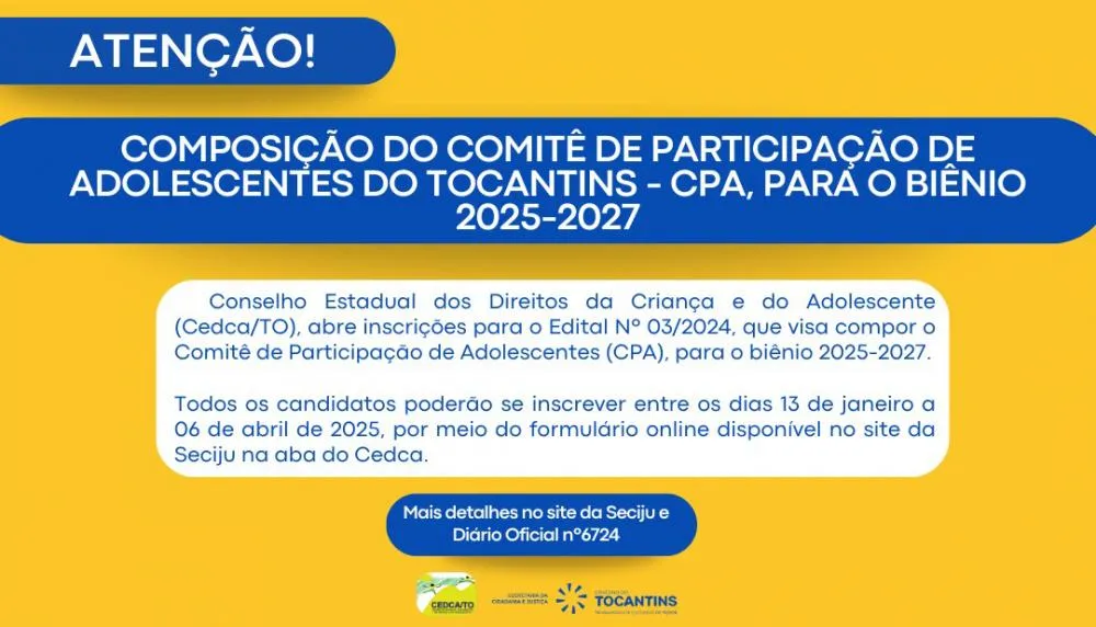 Iniciativa destinada a garantir que os adolescentes tenham voz.