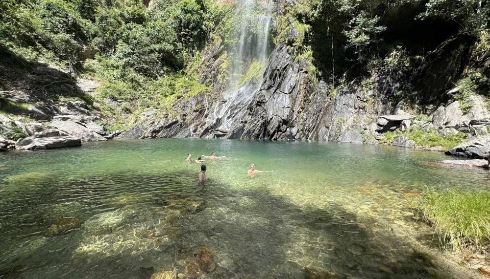 Complexo de cachoeiras Águas Lindas e Canjica, em Paranã, é destaque do turismo da região das Serras Gerais