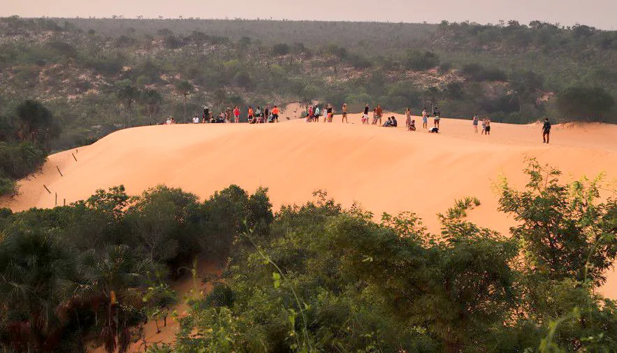 Sob gestão do Naturatins, as dunas encantam turistas de todo o mundo.