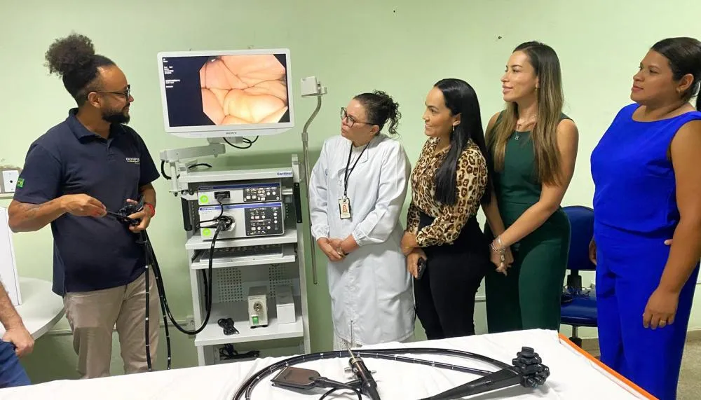  O novo aparelho permite examinar o paciente com resultados mais eficazes.