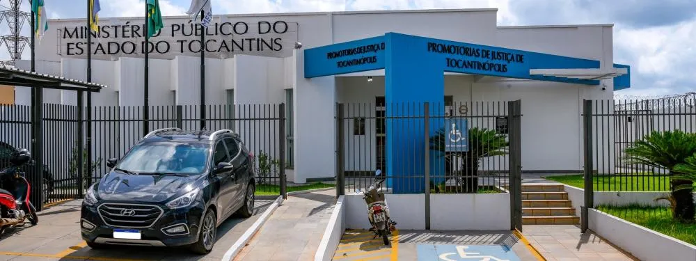 Sede das Promotorias de Justiça de Tocantinópolis.