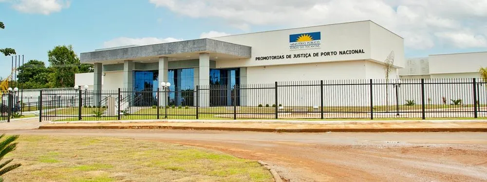 Sede das Promotorias de Justiça de Porto Nacional, local da reunião.