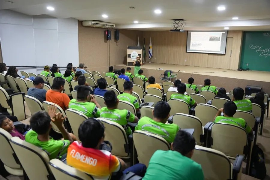 A aula aconteceu no auditório da Sede de Atendimentos da DPE-TO.