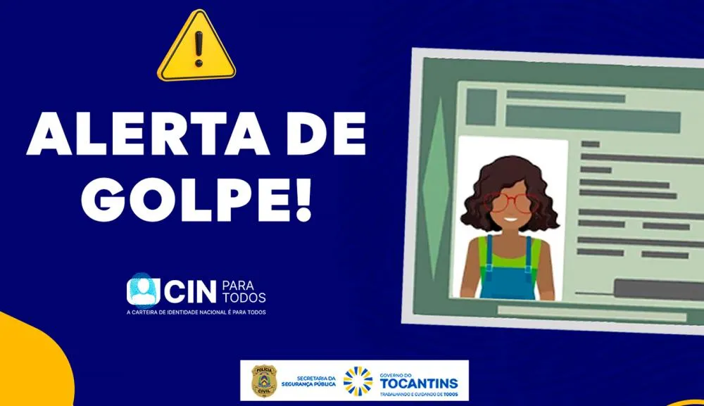 O agendamento para a emissão da Carteira de Identidade deve ser realizado exclusivamente no portal de serviços do Governo do Tocantins.