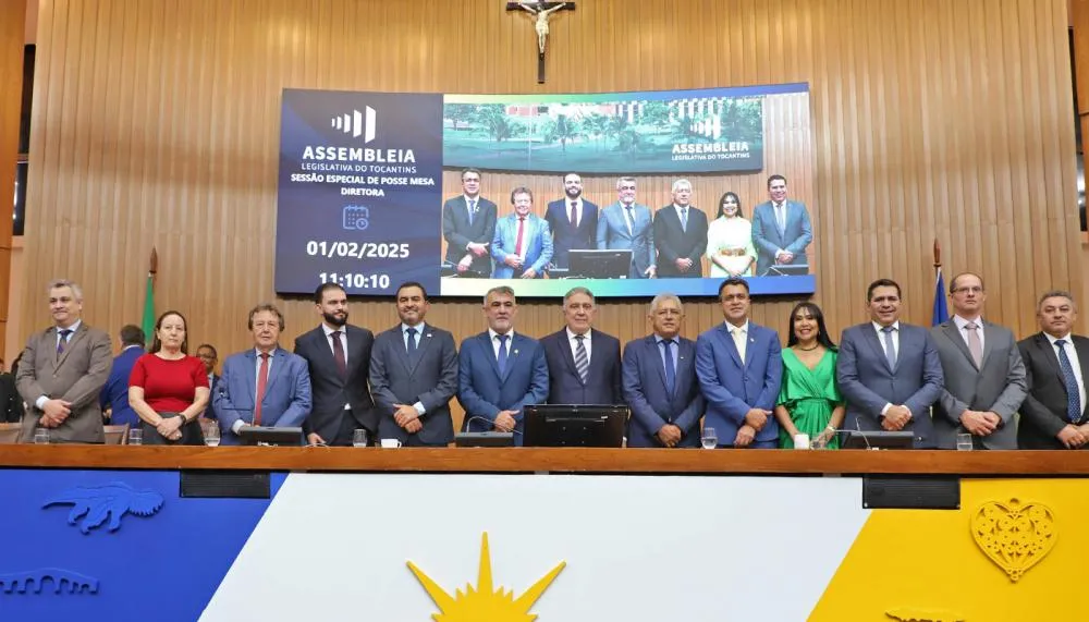 Governador Wanderlei Barbosa prestigiou a posse da Mesa Diretora da Assembleia Legislativa.