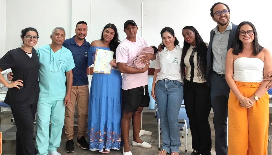 Pela primeira vez, a unidade hospitalar conta com o serviço de Registro Civil.