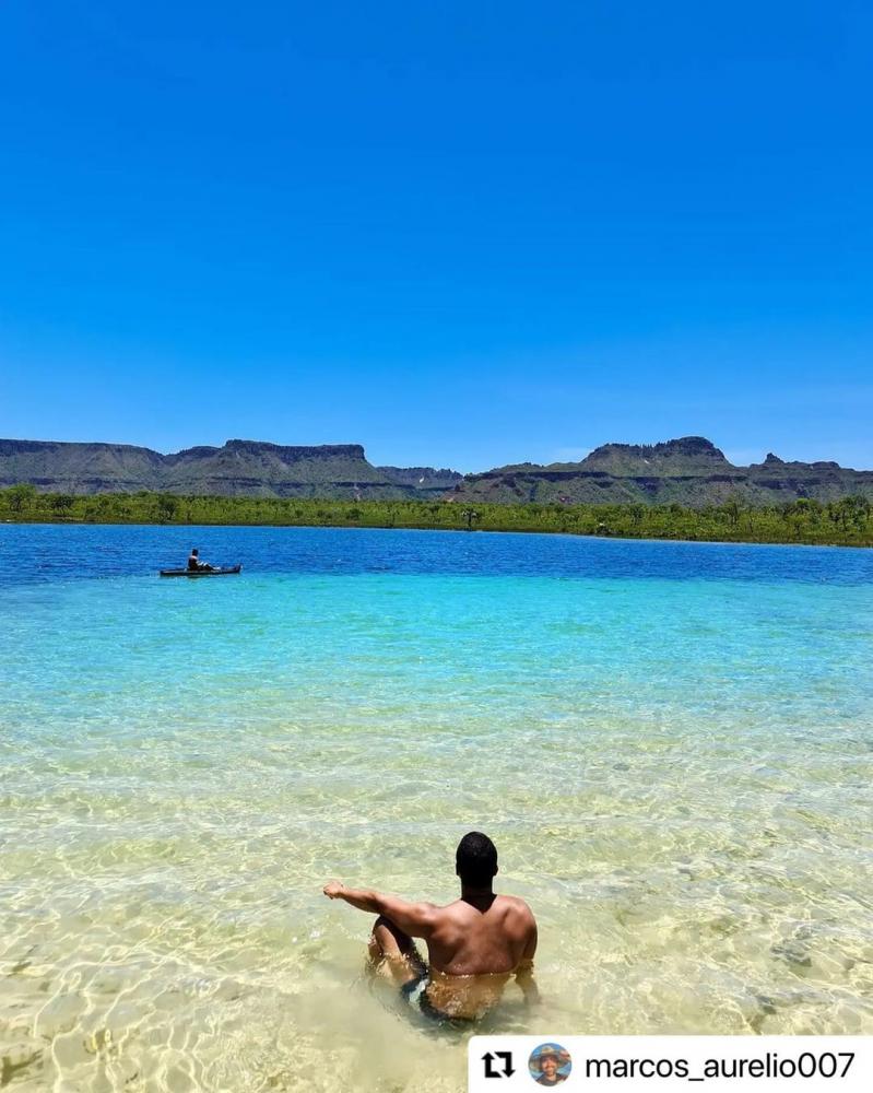 Lagoa da Serra uma das paisagens mais famosas da Serras Gerais