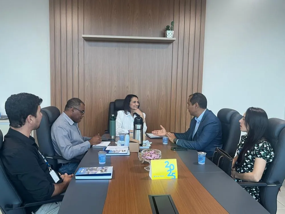 Secretária de Assistência Social recebe diretoria do Sest Senat – Foto: Divulgação