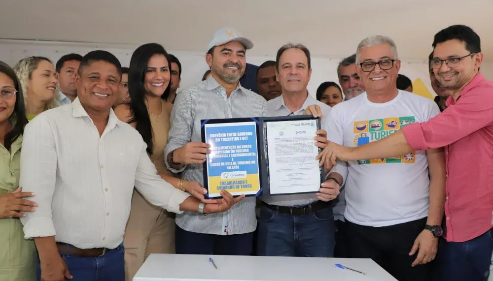 No Jalapão, governador Wanderlei Barbosa lança cursos superiores e projeto itinerante de qualificação para o setor de turismo no Tocantins.