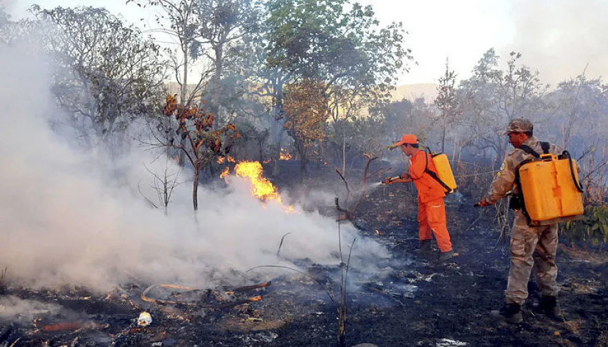 Apesar de ter aumentado os focos de incêndio a qualidade do ar se manteve boa.