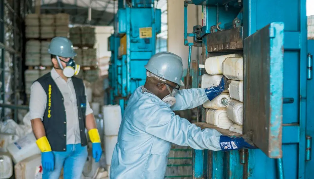 Adapec fiscaliza toda a cadeia do uso e destinação de embalagens de agrotóxicos no Tocantins.