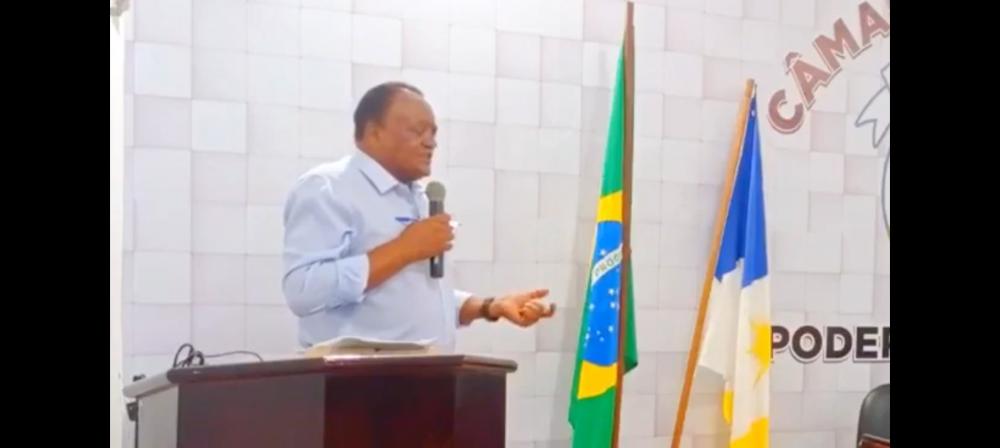 Vereador Julimá de Aguiarnopolis, sessão na Câmara terça-feira 12/09/2023.
