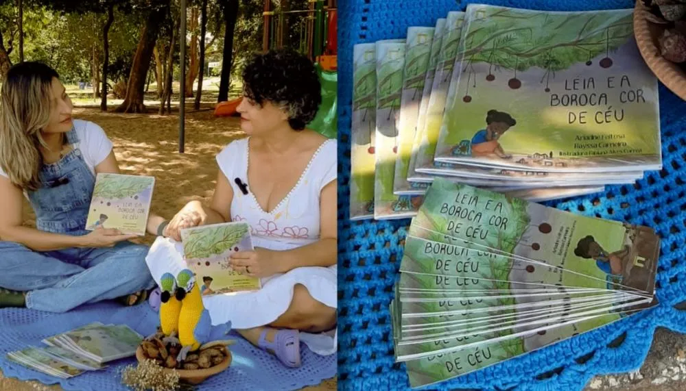 Livro infantil Léia e a Boroca cor de céu será lançado neste sábado, 22, no Museu Casa Suçuapara, em Palmas, a partir das 9 horas.