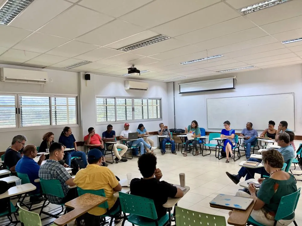 Representantes da Gerência dos Povos Tradicionais e Educação do Campo da Seduc, coordenadores técnicos da Escola Família Agrícola (EFA) de Esperantina e Porto Nacional participaram da reunião.