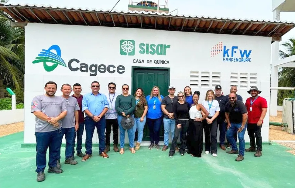 Visita ao Sistema de Abastecimento de Água no município de Aracati (CE).
