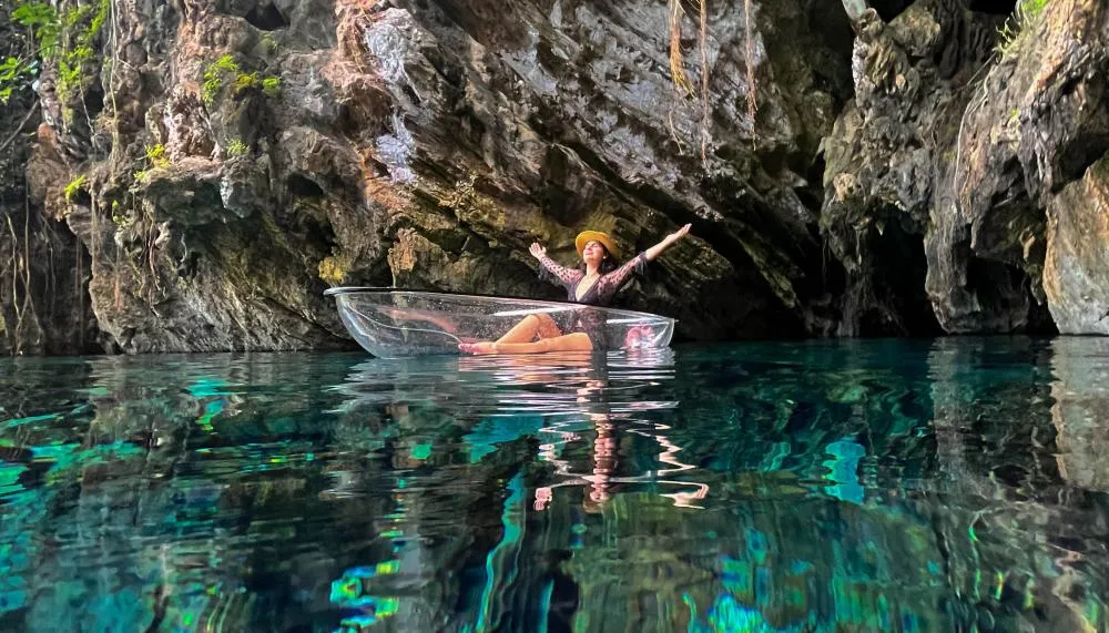Lagoa do Japonês, atrativo de Pindorama, nas Serras Gerais.