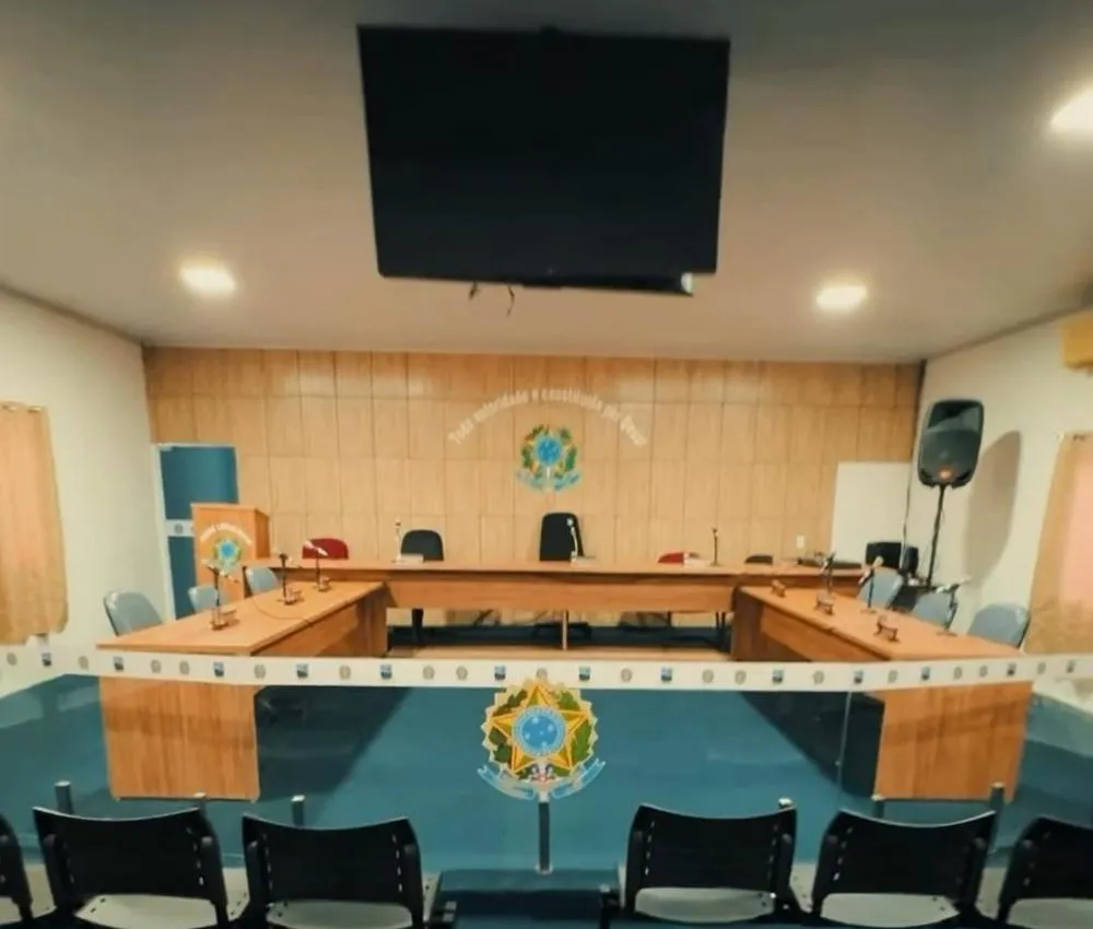 Plenário da Câmara Municipal de Goiatins: espaço de discussões e decisões que impactam o futuro da cidade, Foto- Rede Social.