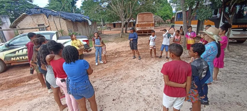 Ações ocorrem em escolas estaduais e municipais de Mateiros, além de comunidades da zona rural.