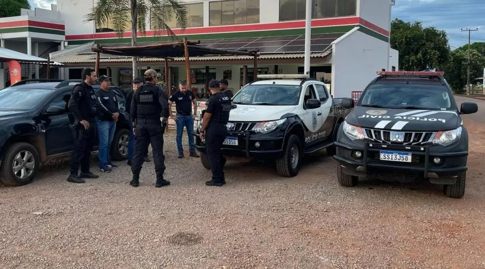 Dezenas de policiais civis foram mobilizados para operação em Peixe.