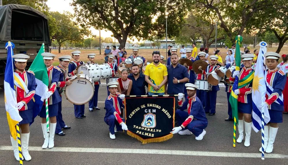 Banda de Percussão Falcões, do CEM de Taquaralto, acumula prêmios em campeonatos nacionais e internacionais e vai representar o Brasil em evento na Argentina.