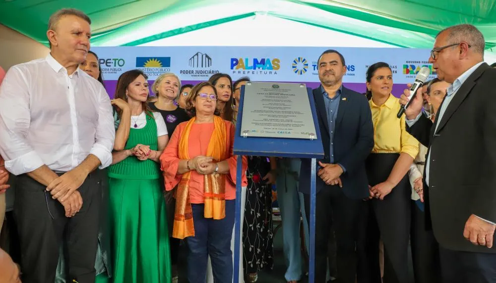 Governador Wanderlei Barbosa e ministra das Mulheres, Cida Gonçalves, inauguram a primeira Casa da Mulher Brasileira no Tocantins.